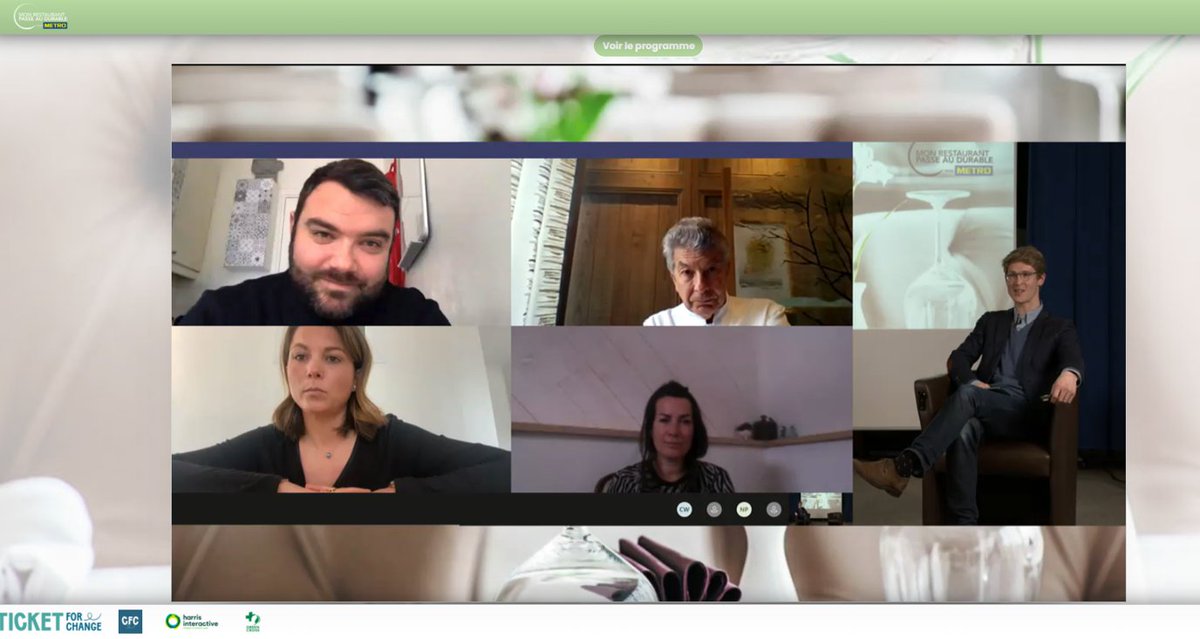 3 des chefs engagés pour Bon pour le climat ont partagé le 16 mars dernier leur expérience d'une transformation durable lors du colloque <a href="/METRO_FR/">METRO France</a>  "Mon restaurant passe au durable". 

🎥Retrouvez le replay de l'évènement : youtube.com/watch?v=RmF6zK…