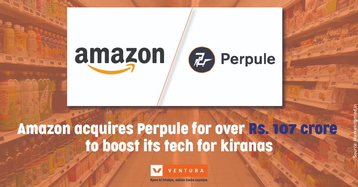 VenturaUpdates's tweet photo. The acquisition will enable Amazon to offer a new suite of technology products to its kirana partners.

#Amazon #Perpule #DidYouKnow https://t.co/5EcmvqykRr