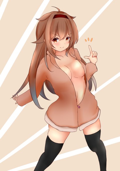 パーカーつゆさん #艦これ #白露(艦隊これくしょん) https://t.co/be4AX1gtNV 