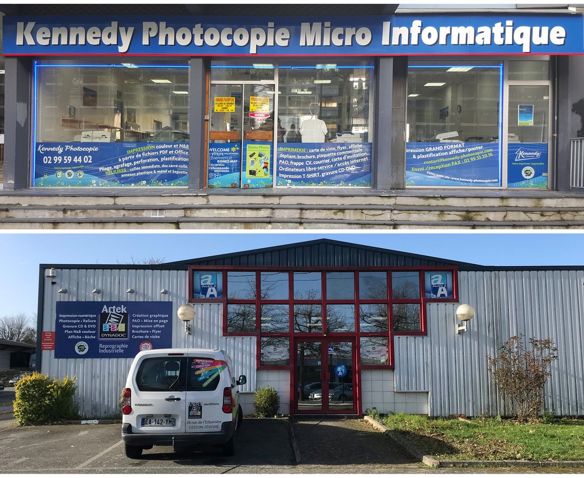 C3soleils's tweet photo. COPYROOM Hoche &amp; COPYROOM 3Soleils
resteront fermés durant ce confinement.
Le click &amp; collect pour vos #photocopies, #impressions, #reliures #posters, #plan à #Rennes, est possible
Kennedy Photocopie 12 cours JF Kennedy
et
ARTEK Dynadoc 28 rue de l'Erbonière 35510 #CessonSévigné https://t.co/fEu1uV7nl3