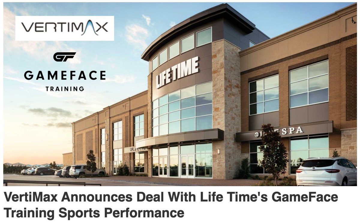 GetRaptorFit's tweet photo. @VertiMax will provide its #performancetraining equipment to @GameFaceTr, which operates exclusively at #LifeTimeFitness https://t.co/2NXlnW1E6f
#fitness #fitnessequipment #sportsperformance #sportstraining #fitnessindustry #fitnessinnovations #GameFaceTraining #VertiMax https://t.co/BLWBJrpykT