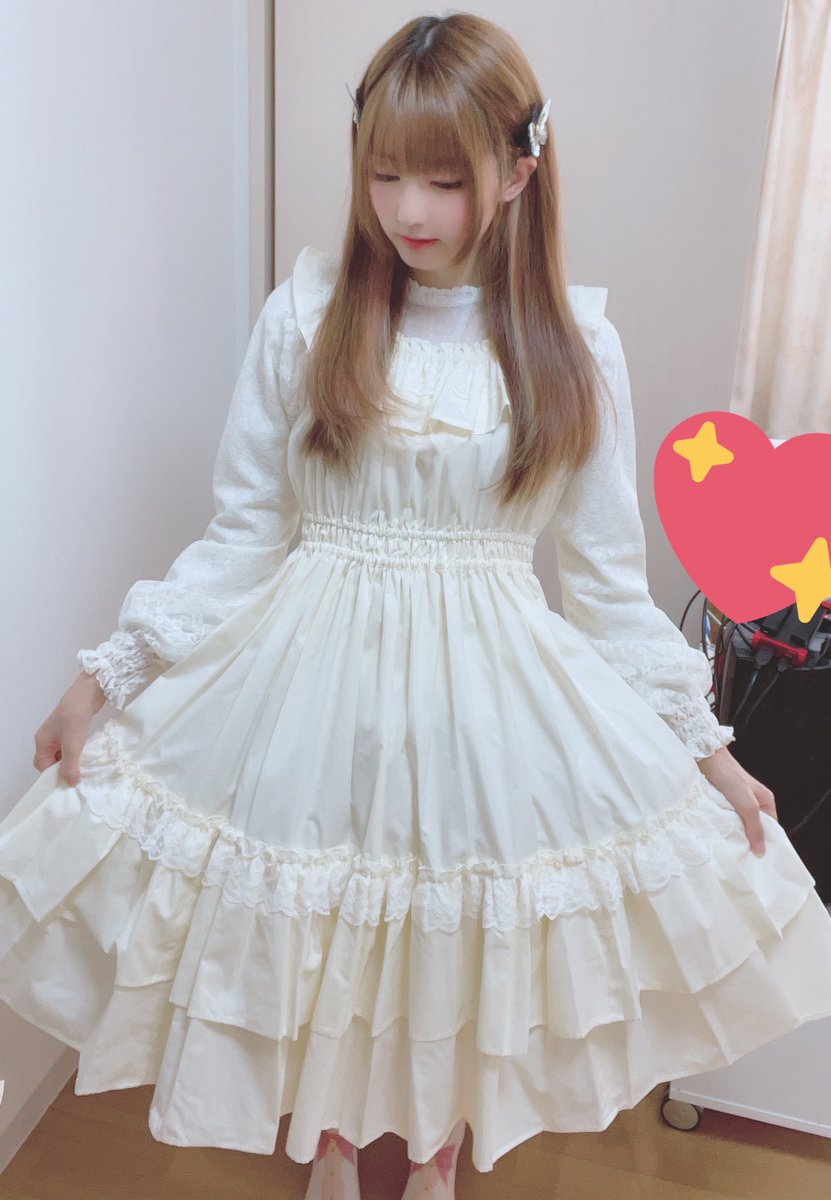 nagi731's tweet photo. 春の装い🌸
👗 @DreamingDrop 
🧦 @merrygoroundm 
🦋 @gothicholic2 
着やすい！かわいい！
お迎えできて満足です💓 https://t.co/G4asXmBJ9w