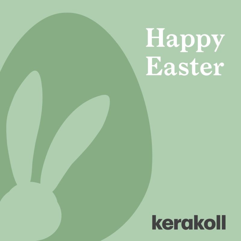Felices Pascuas a todos!
 
#Kerakollgroup #Kerakoll