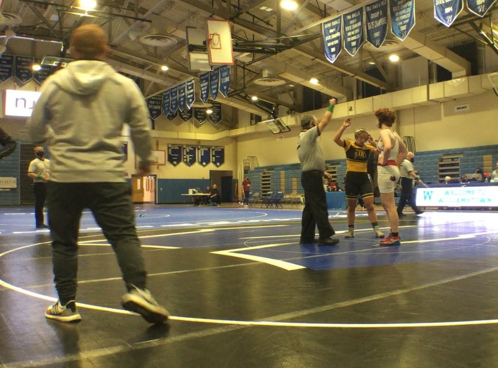 Following victories in BOTH the Quarter and Semi Final rounds this morning at the NJSIAA Girl’s South Region

LEXI MAZZELLA becomes the FIRST NJSIAA Girl’s State Qualifier in program history!!

She will wrestle in the Region Finals shortly