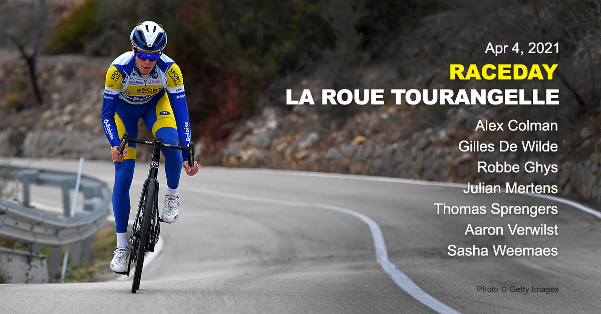 ProteamTFB's tweet image. April 4 = raceday La Roue Tourangelle Centre Val de Loire (1.1 🇫🇷  204 km) avec:

171 @colmanalex1
172 @wilde_gilles
173 @robbe_ghys
174 @MertensJulian
175 @thomassprengers
176 @aaronverwilst
177 @sashaweemaes

#LaRoue @rouetourangelle 
Photo @GettySport
