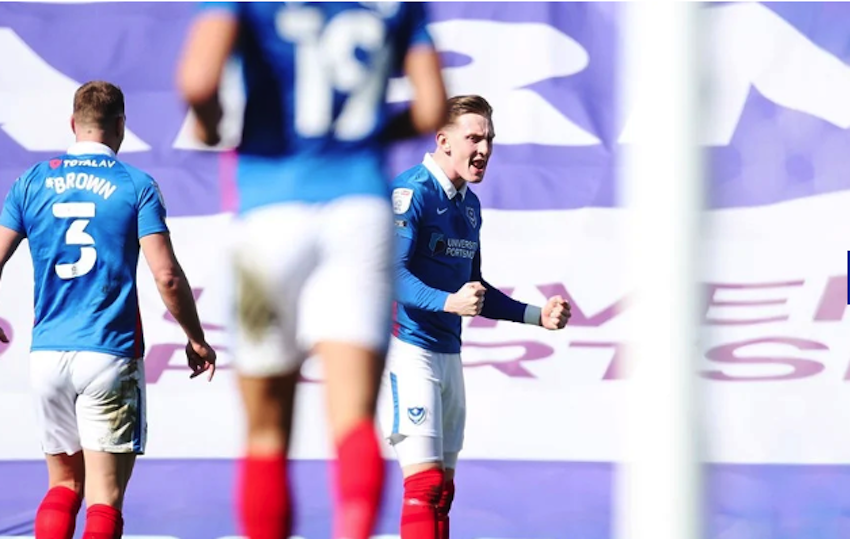 Ronan Curtis enjoys the lead role with latest goal for Portsmouth