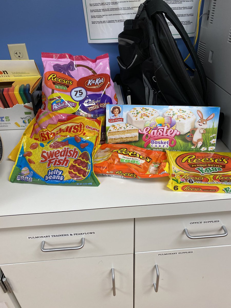 CKHartMD's tweet photo. When your clinic team sends you home with the extra treats on Friday evening, it’s only appropriate to eat them for breakfast the next morning, right? https://t.co/YZU0eHAjHX