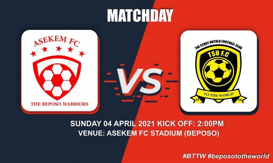 AsekemFC's tweet photo. In 24 Hours, we face Tsu FC at 2:00pm in Beposo. 

#asekem #bttw #beposototheworld #ghanapl #bringbackthelove https://t.co/Ctt0QPsbZt