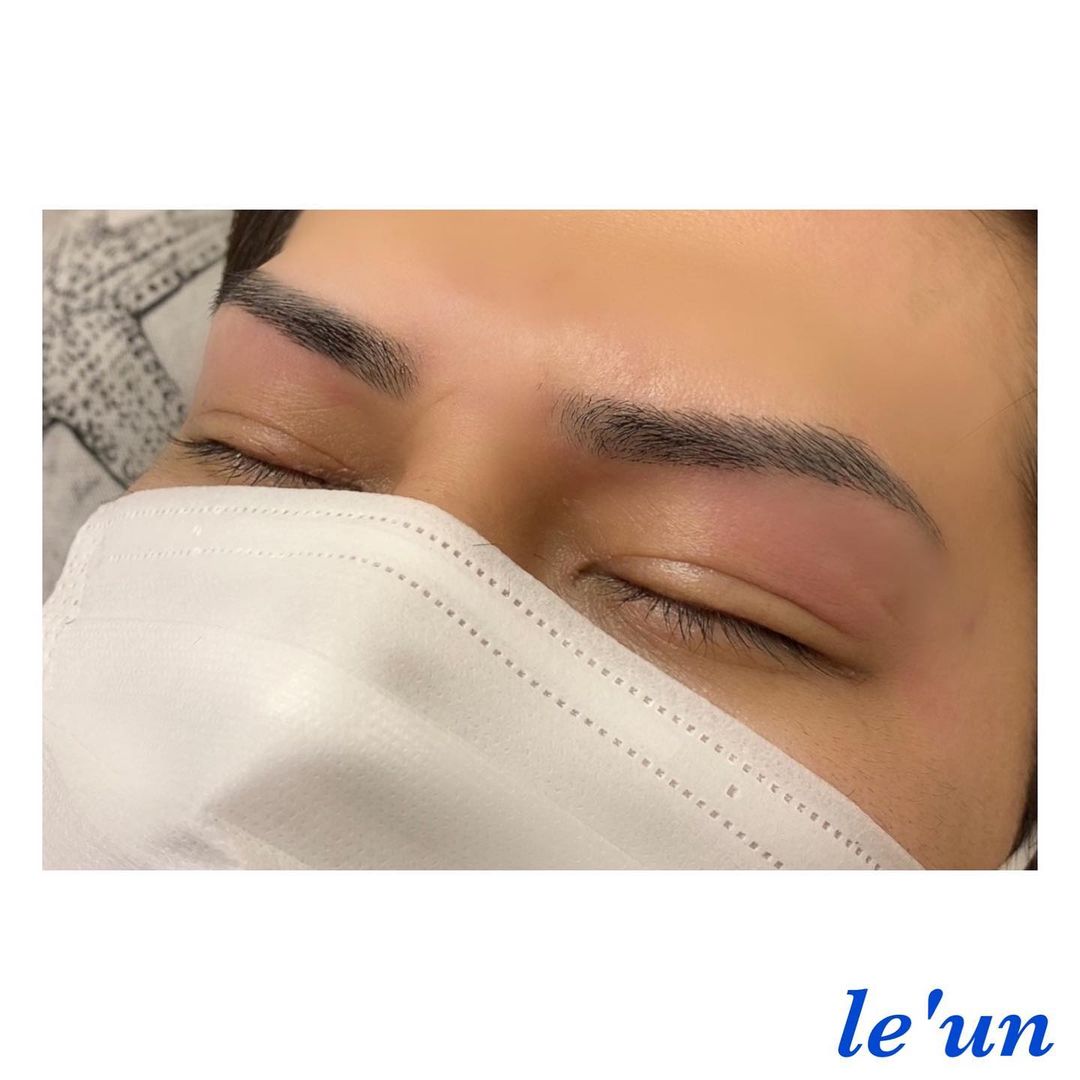 ルアン六本木店 メンズ眉毛サロン アイブロウリスト 角度のついた細め眉毛 担当松澤 本日も満席ありがとうございます ルアン六本木店 美容 美容室 美意識 六本木 美容男子 メンズ メンズ眉毛サロン Wax Waxing 美活 眉毛