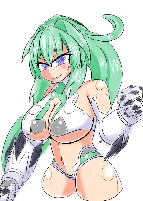 #ネプテューヌワンドロ グリーンハート大雑把に 