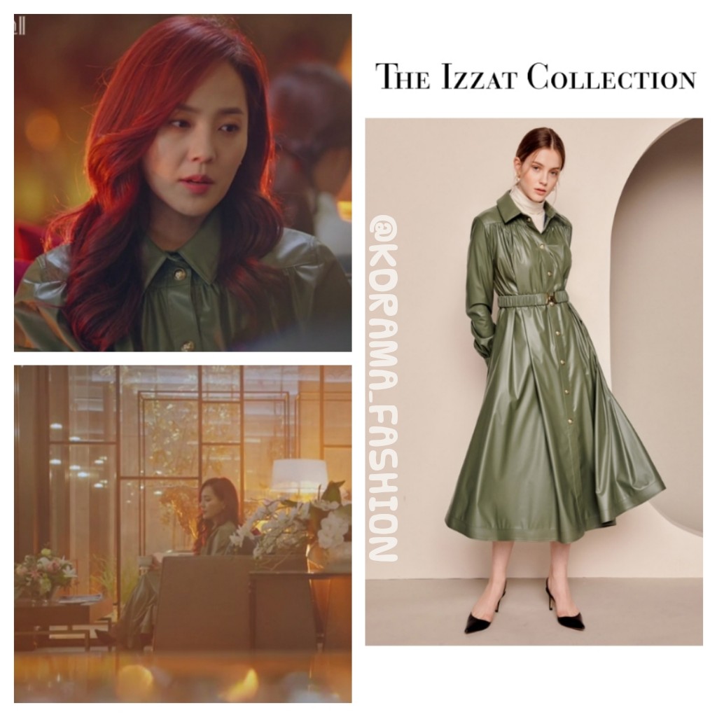 Eugene wore THE IZZAT COLLECTION Fake Leather Belted One-Piece, Khaki ₩958,000 in Penthouse Season 2 Episode 9. #eugenestyle #eugenefashion #penthouse2 #penthousedrama2 #kdrama_fashion #THEIZZATC...