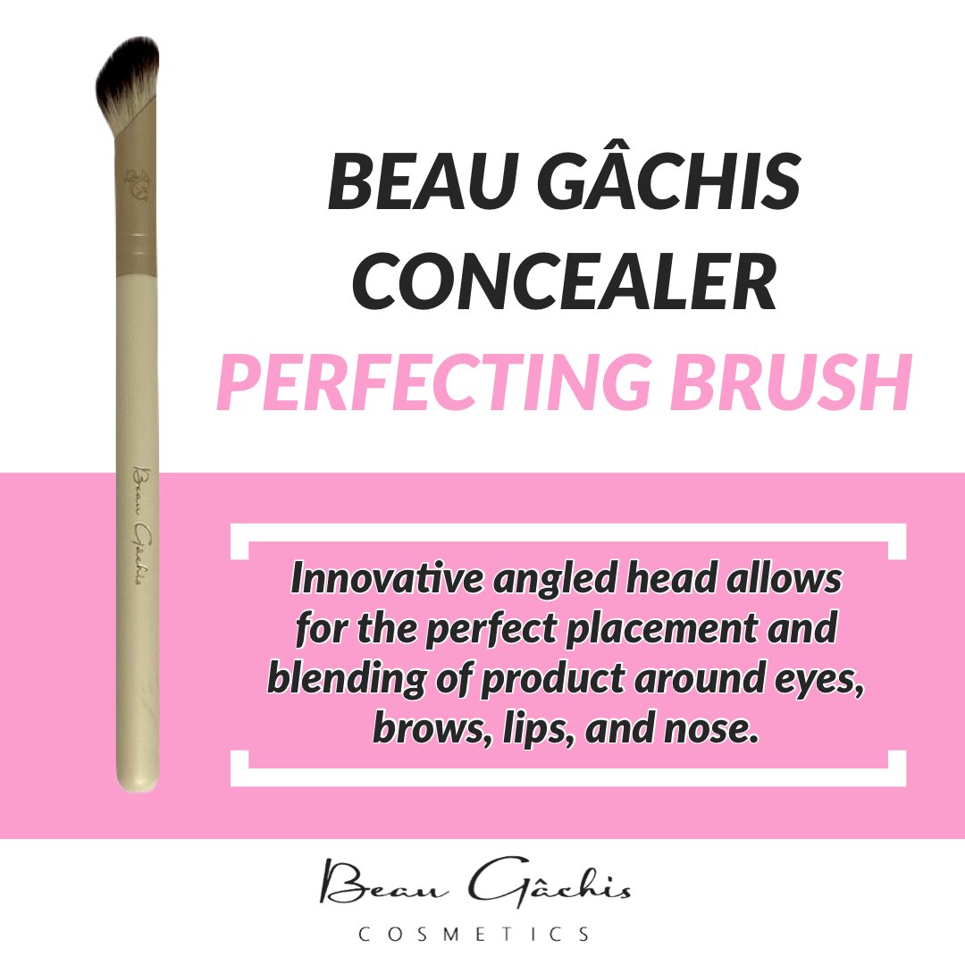 BeauGachisParis's tweet photo. JUST RELEASED!!! This Concealer Perfecting Brush is exactly that and much more! Truly one of the most unique concealer brushes you will ever use! A must try, and now 20% off with promo code "SPRINGSALE"! #beaugachis #makeupbrushes #concealerbrush #brushoftheday #beautifulmess https://t.co/iMVa6cwc61