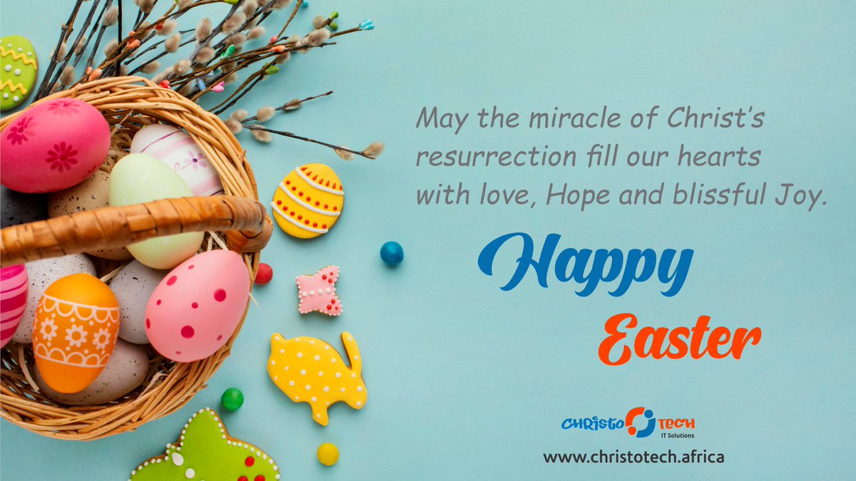 Christo_Tech's tweet image. Happy Easter. #ChristoTech #Easter
