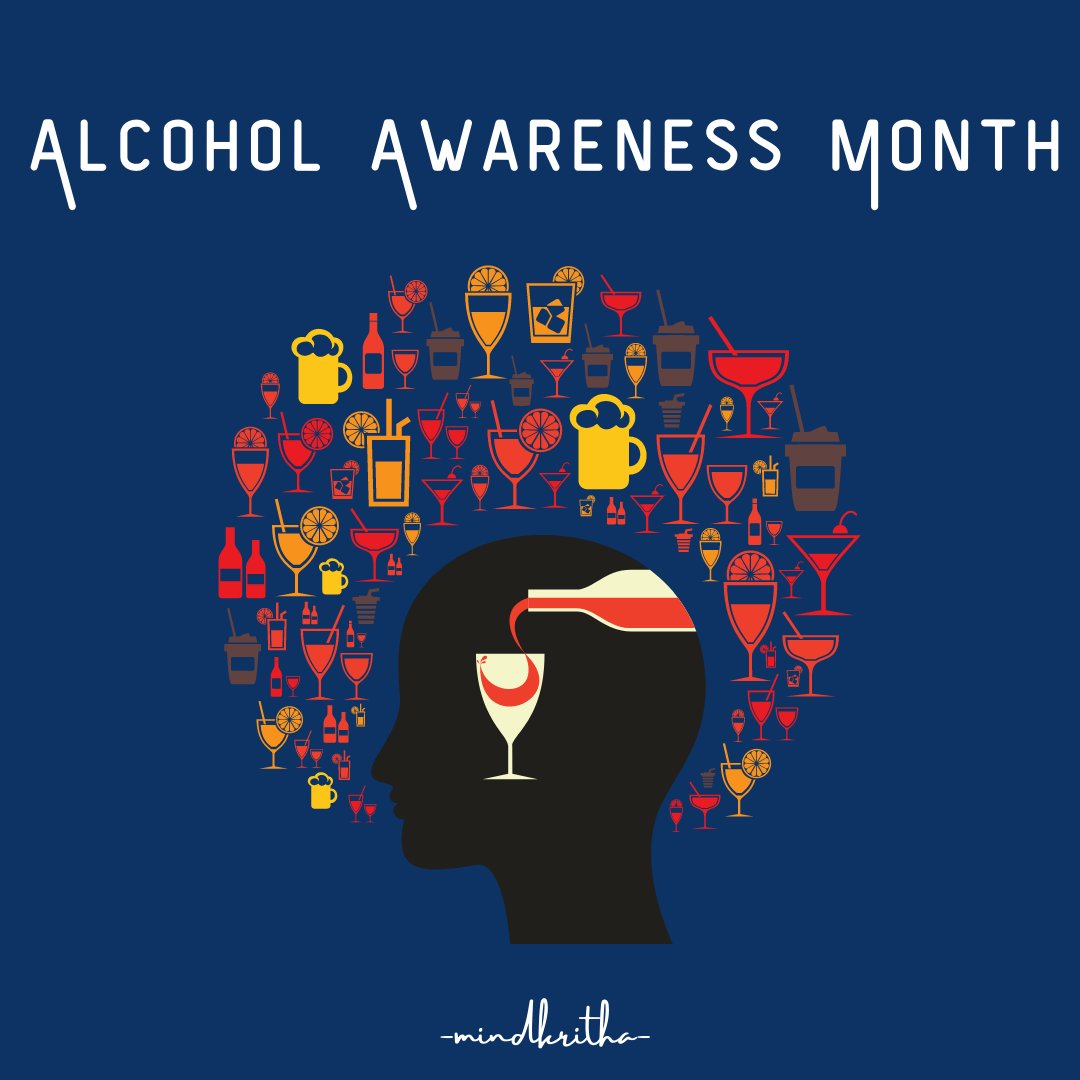 mindkritha's tweet photo. April is Alcohol Awareness Month. With festivities and holidays around the corner, let's ensure to party hard, but safely. Drink responsibly and be safe. https://t.co/7UlOCLf1Aw