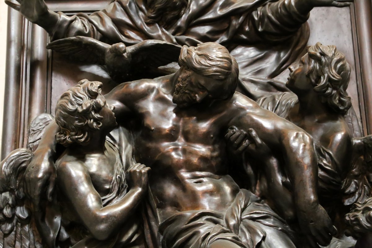 Javierbaladron's tweet photo. #TalDiaComoHoy de 1688 murió en #Roma el escultor Cosimo Fancelli, ayudante de Bernini para quien hizo el "Ángel con el sudario" del Ponte Sant'Angelo. También ayudó a Piedro da Cortona a decorar las iglesias de Santa Maria della Pace, Santa Maria en Via Lata o San Carlo al Corso https://t.co/Z13S0kcfem