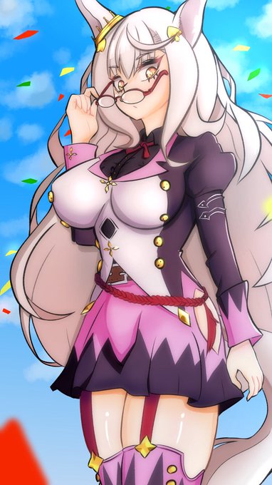 む?今、頭がでかいと言ったか?

メガネ無しはpixivに載せました😋
ちょっとでも良いと思ったら、フォローよろしくお願いします🙏
 #ウマ娘 
 #絵描きさんと繋がりたい 