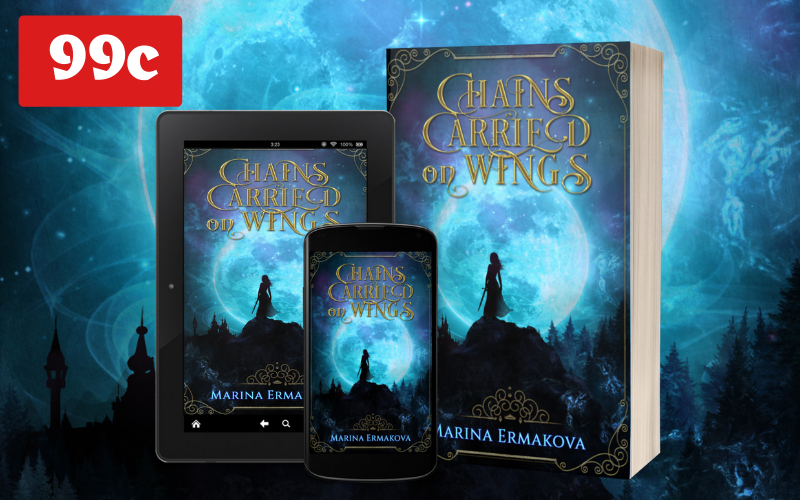 Chains Carried on Wings, a YA fantasy about being who you are instead of who you're supposed to be--and about four teenagers protecting their city from supernatural monsters--is on sale for $0.99! #IndieApril --> books2read.com/chainscarriedo…