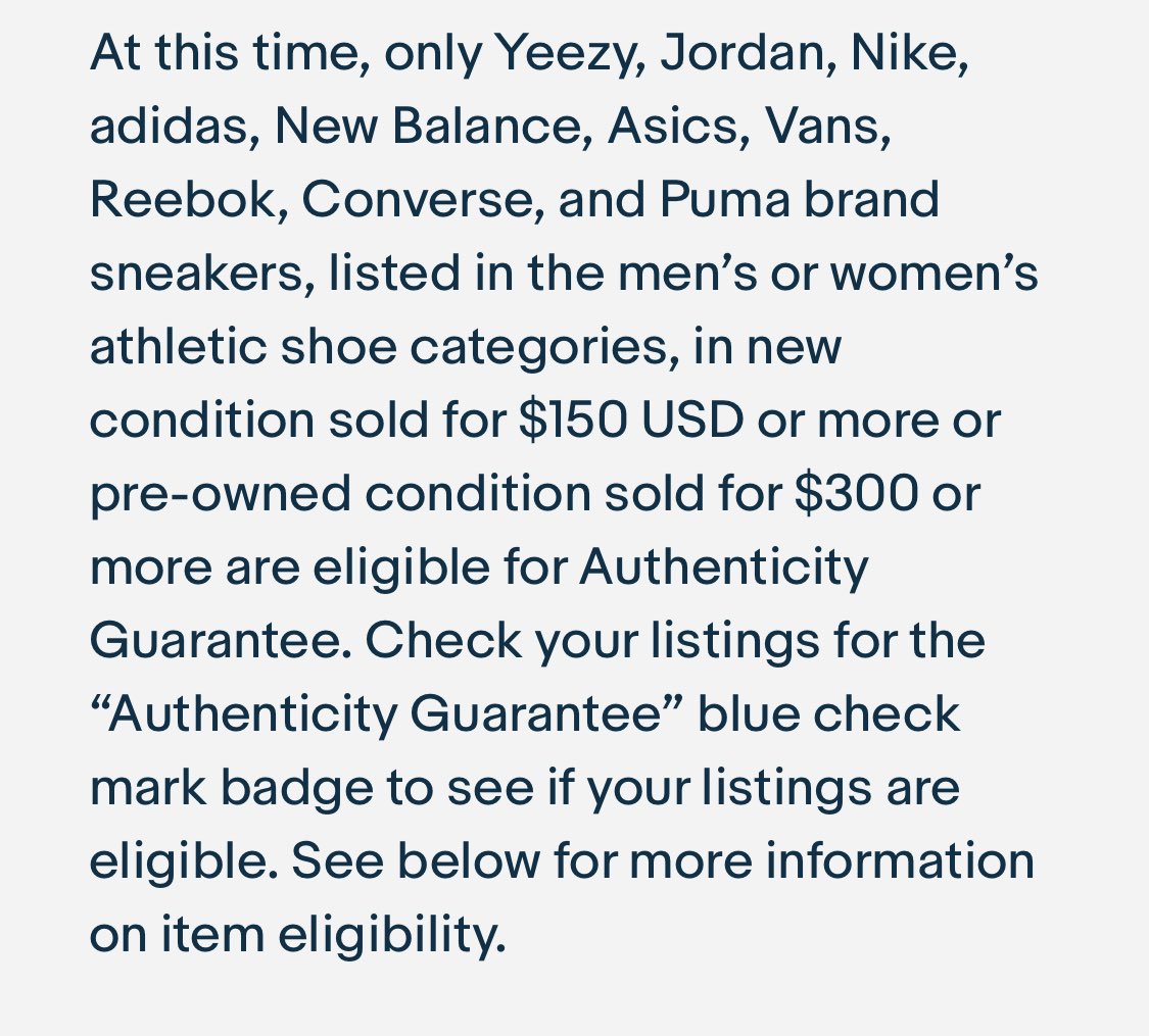 KickFlipThrifts's tweet image. Thanks to @IanReign13 for bringing this info to me 🙏🏽 @ebay has switch stance on authentication probably due to massive delays. I know a few people been hit with negative feedback from delays, don’t worry that will be removed - Update New shoes $150+ Used $300+ = authentication