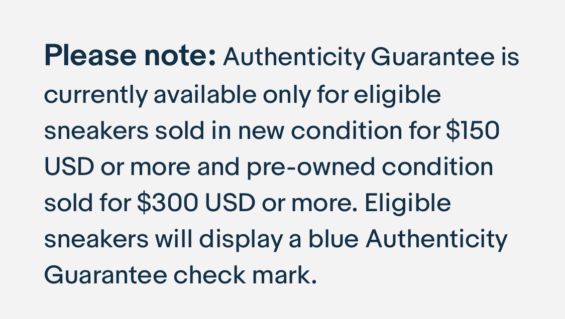 KickFlipThrifts's tweet image. Thanks to @IanReign13 for bringing this info to me 🙏🏽 @ebay has switch stance on authentication probably due to massive delays. I know a few people been hit with negative feedback from delays, don’t worry that will be removed - Update New shoes $150+ Used $300+ = authentication