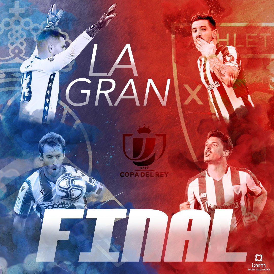 Día especial, día de #CopaDelRey! 🏆 Por lo que están y los que merecían estar
🙌🏼 <a href="/AnderCapa/">ANDER CAPA</a>, <a href="/yuriberchiche/">Yuri Berchiche</a>, <a href="/M_A_Moya/">Miguel Ángel Moyá</a>, <a href="/DZurutuza/">David Zurutuza</a> 🙌🏼 ¡Que empiece el espectáculo! 😜 #IAmPlayers