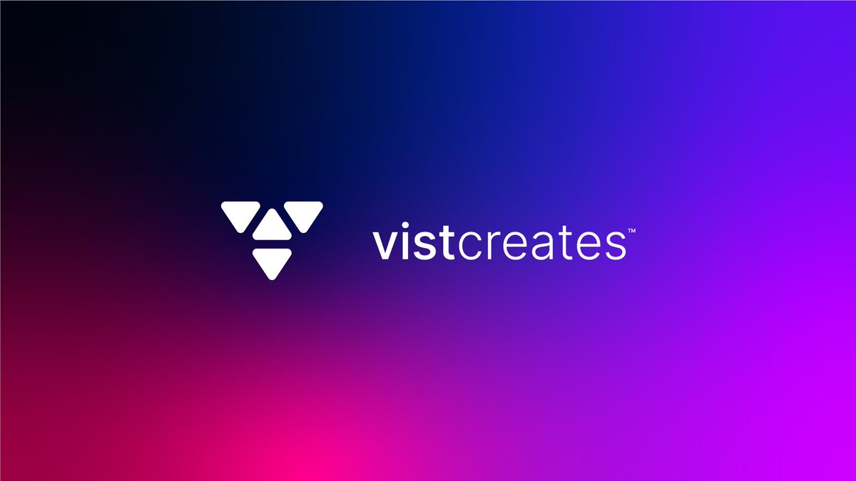 sumermavi's tweet image. VistCreates™ — #VDCON2021 

Fresh &amp;amp; bold facelift for Vist&apos;s online visual identity. ⚡️