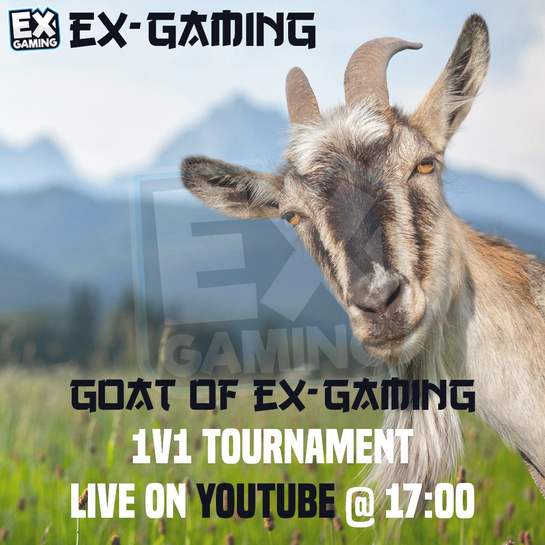 Our in-house 1v1 tournament is happening today at 17:00CAT on our Youtube channel! 

There is pride, a title and 420 credits on the line! 🐐
youtube.com/channel/UCQpUG…