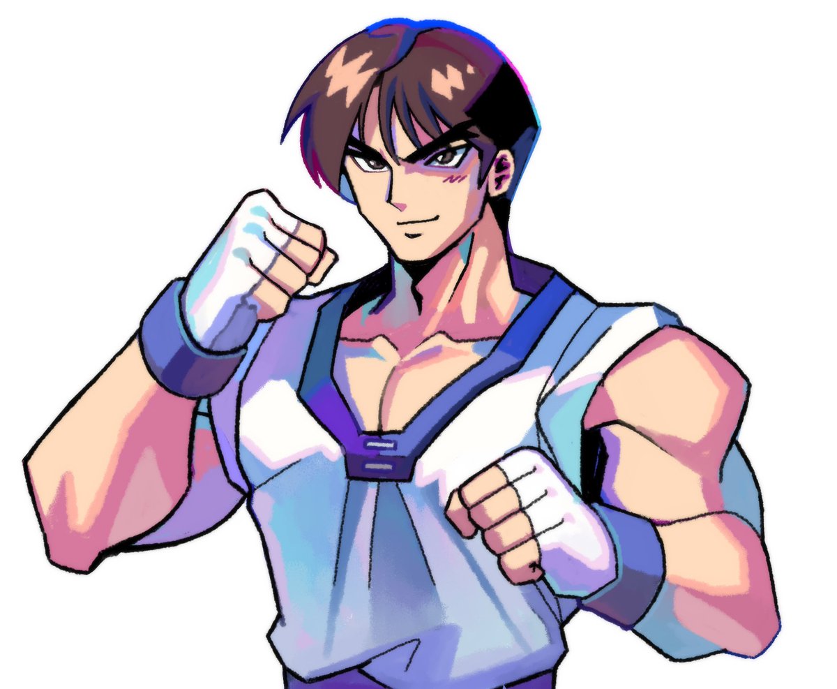 denaseey's tweet image. Fatal Fury (Anime)
Terry and Kim