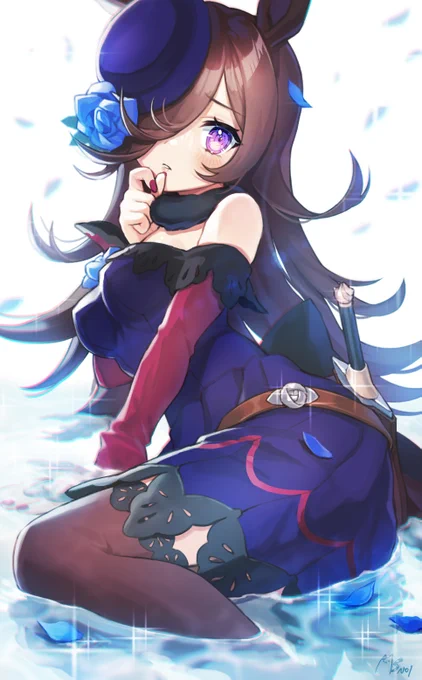 🐎💙
#ウマ娘 #ライスシャワー 