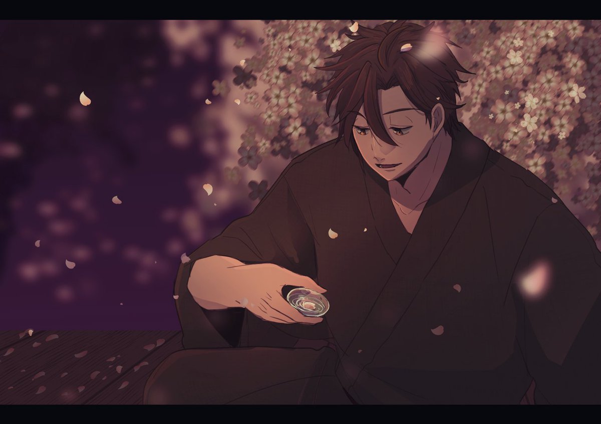 「春の夜のおてぎね いとをかし 」|せとぅうち🌊のイラスト