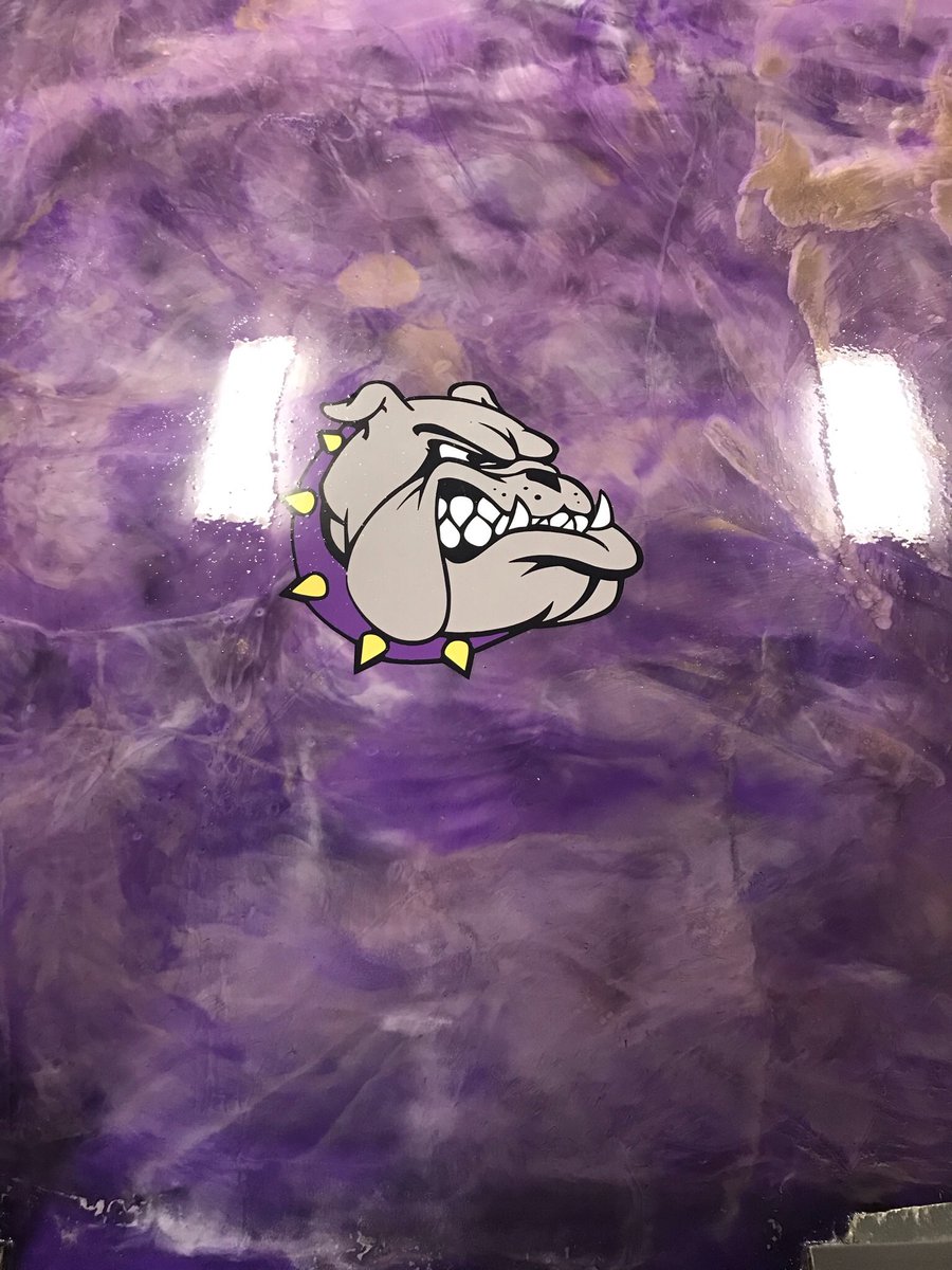 Last floor done in the field house! Looks great! Heath Gregory @ A&amp;E Painting did not disappoint! Thank you! #AllBiteNoBark #GoDogs <a href="/WisdomHarold1/">Wisdom Harold</a>