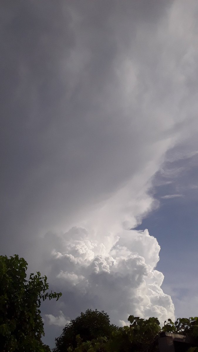 Valentinaphoto2's tweet photo. Linda estructura del Cumulonimbus https://t.co/wlFgcoiVMG