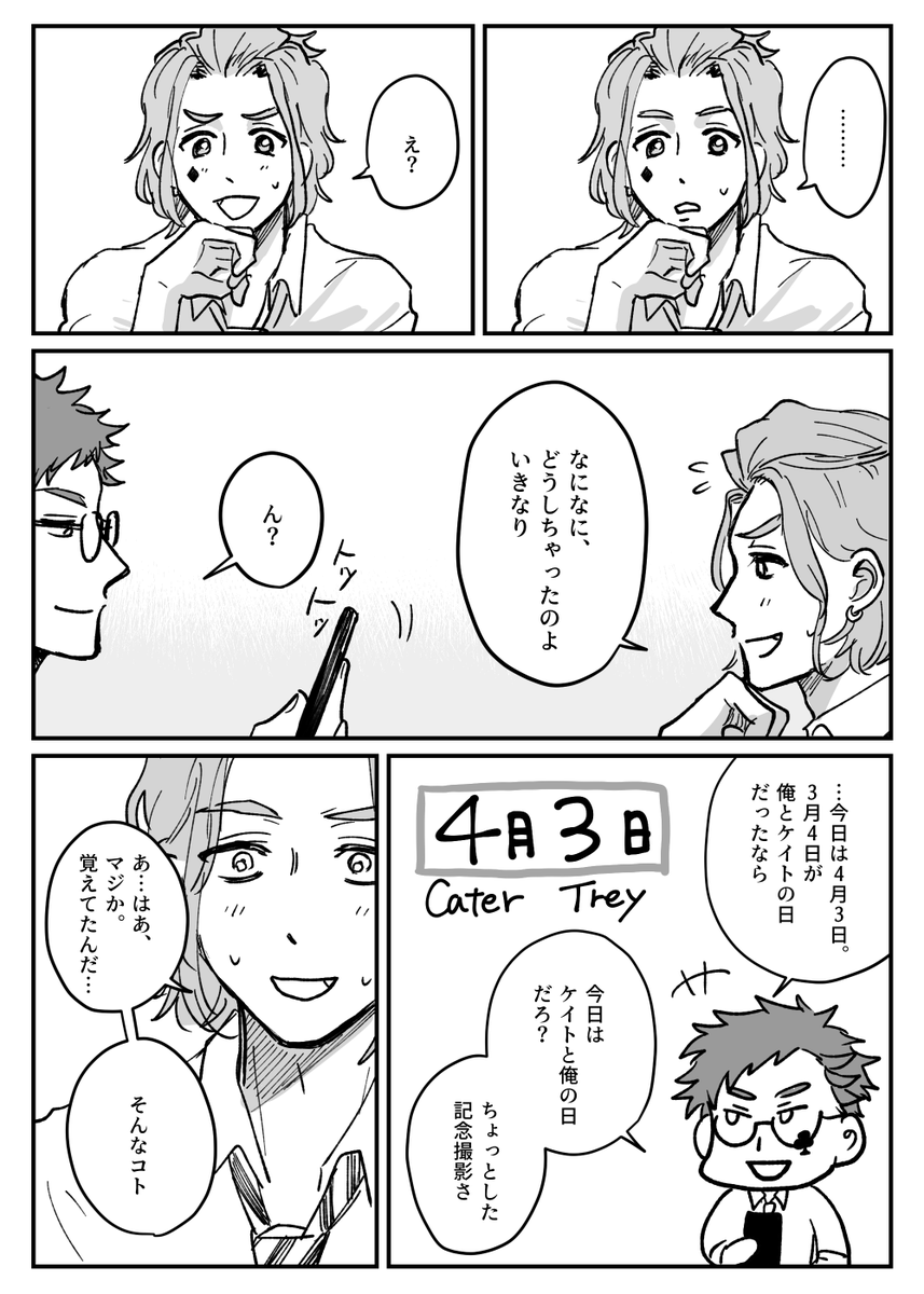 過ぎちゃったよ…。ケトの日!つづきです
トレケイトレ 