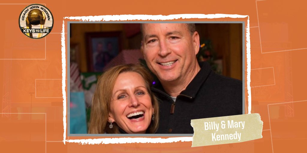 Congratulations to <a href="/GoShockersMBB/">Wichita State Men's Basketball</a> assistant coach Billy Kennedy (<a href="/Coach_Kennedy/">Billy Kennedy</a>) and his wife, Mary, on being recipients of the 2021 Coach Wooden "Keys to Life" Award.