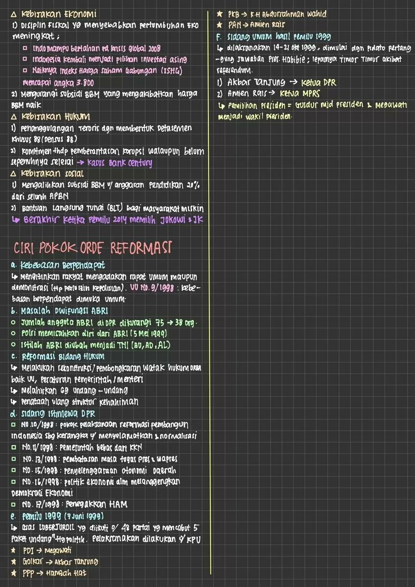 clearnote_id's tweet image. 💯 SEJARAH KELAS 12 💯

Rangkuman masa orde baru dan reformasi yang rapi dan enak dibaca dari @serenityalessy 👇✨
clearnotebooks.com/id/notebooks/1…
#soshum #utbk2021 #utbk #studytwt