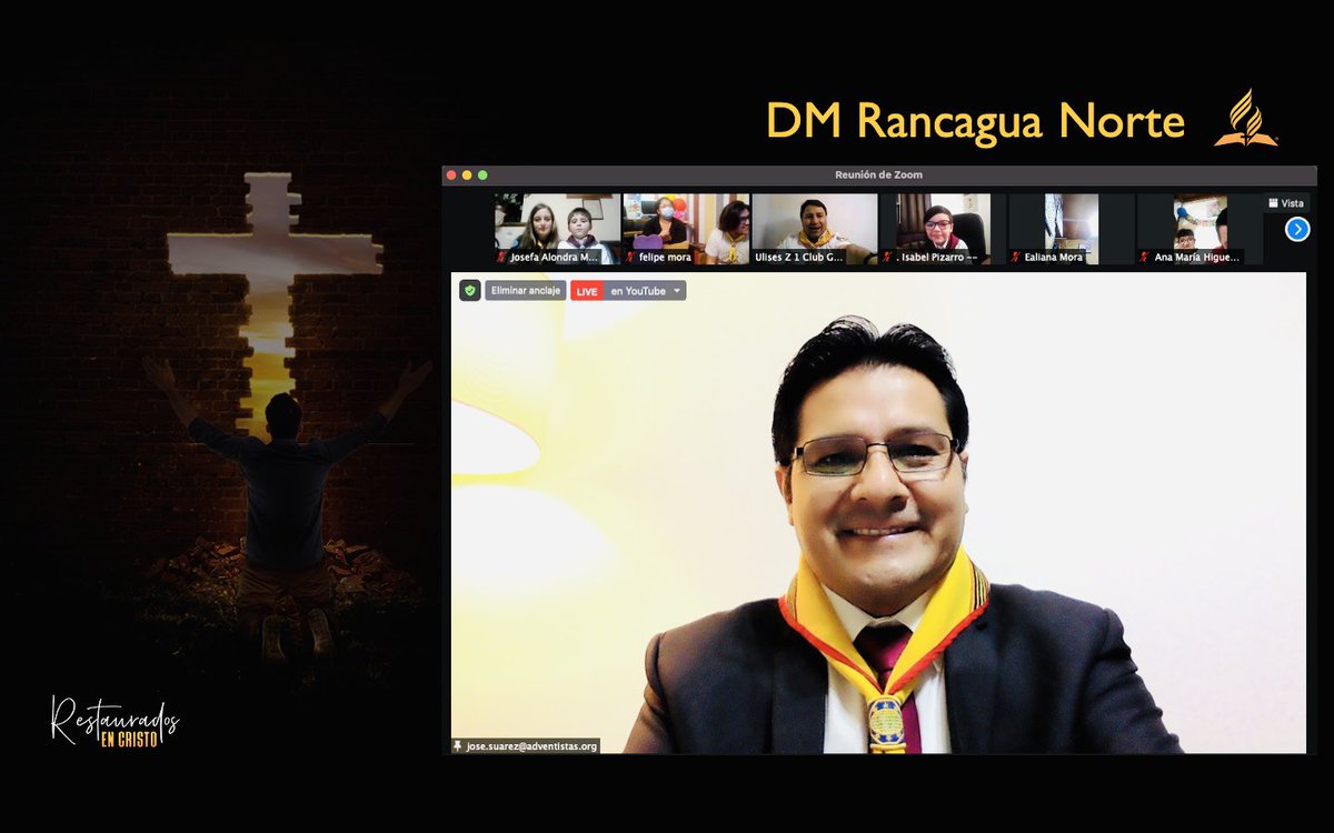 Alabamos el nombre de Dios al ver como más personas aceptan a Cristo como su Salvador personal porque no hay nada imposible para Dios #SemanaSanta2021 #RestauradosEnCristo #DMRancaguaNorte #MCCh #Chile 🇨🇱