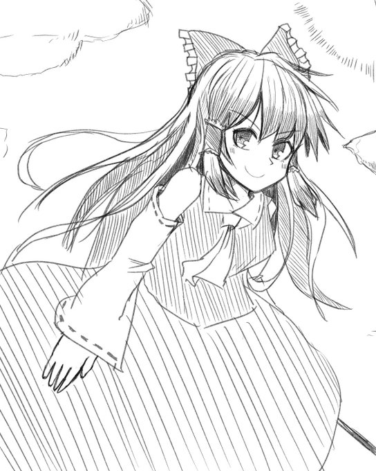 変な時間に起きちゃった落書き 