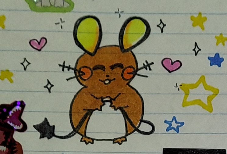 Rika_Draws's tweet photo. some doodles in notes i'll be sending out this week https://t.co/d49a8if0Ek