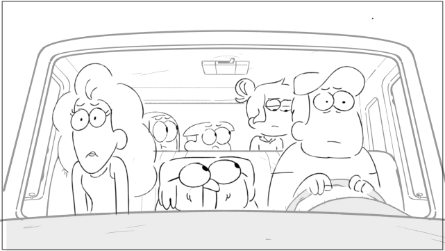 i only have an older version of the board on my computer but originally gloria confessed her feelings while on the drive home.and gramma was there!