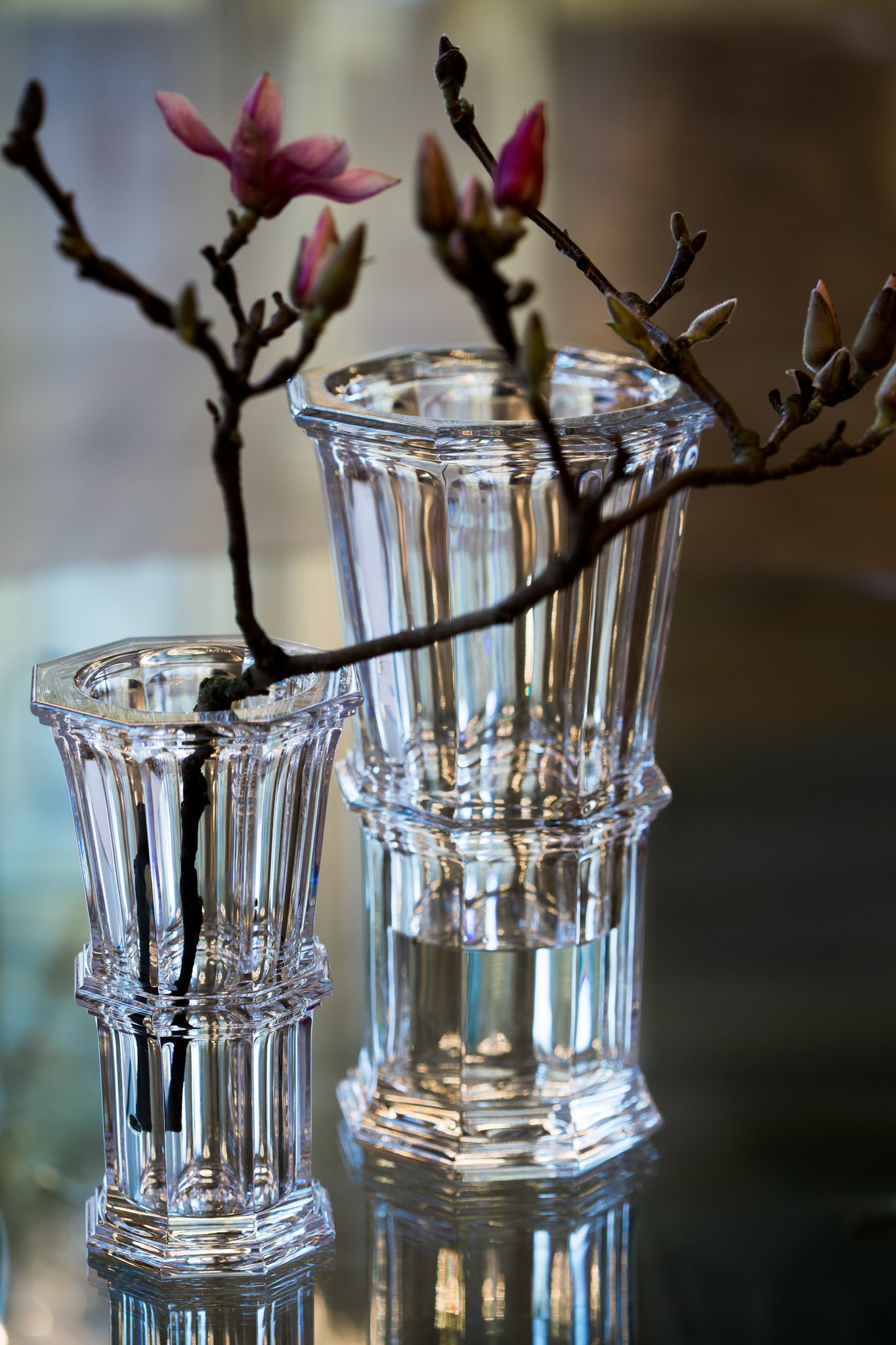 Baccarat Flora Vase Biseau Clear 2022SS バカラ フローラベース