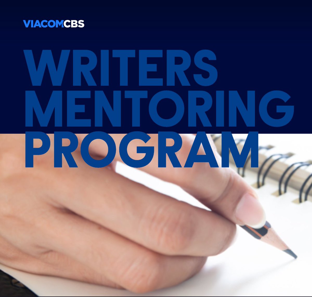 LeeZJessup's tweet photo. Currently open for submissions! CBS Writers Mentoring Program! Don't miss out. #scriptchat #amwriting #writingcommunity https://t.co/3OoKkLsOq2