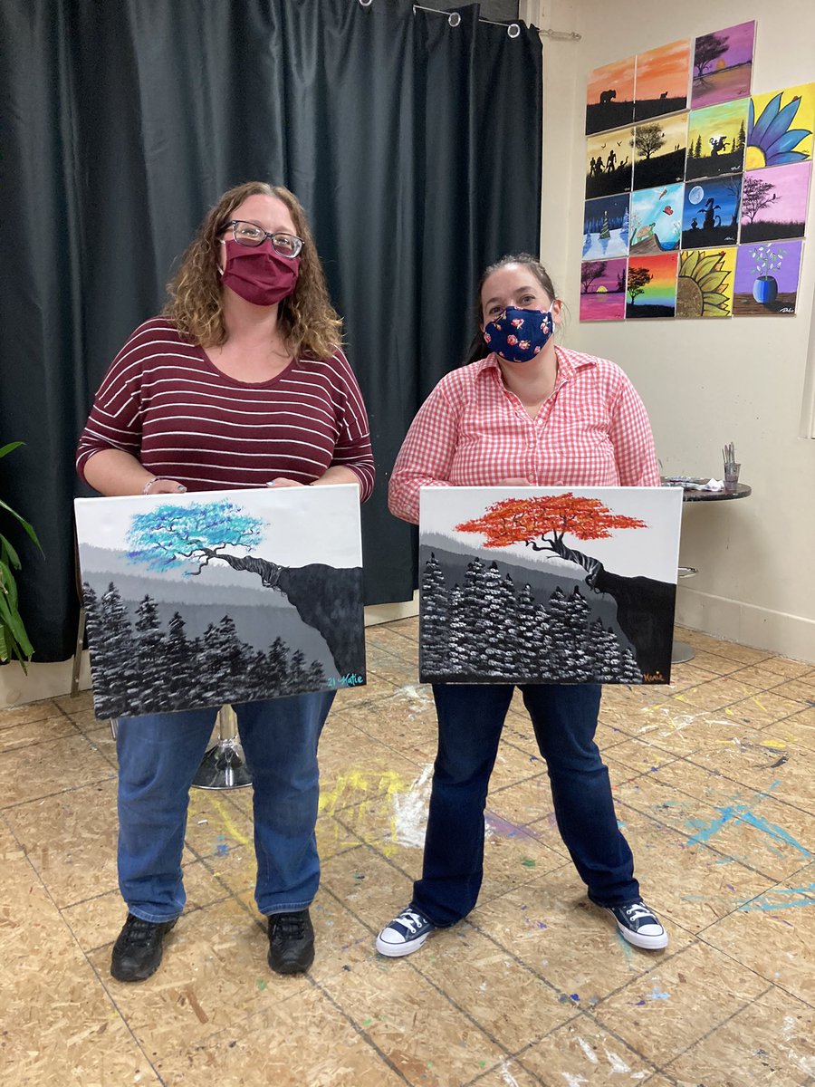 ArtistJessi's tweet image. Brews &amp;amp; Brushes