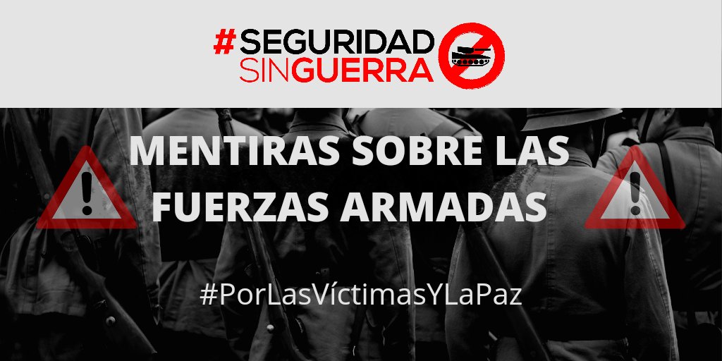 🧵 Algunas mentiras sobre las Fuerzas Armadas que merecen aclaración 🧵

#PorLasVíctimasYLaPaz
#FormemosPolicías