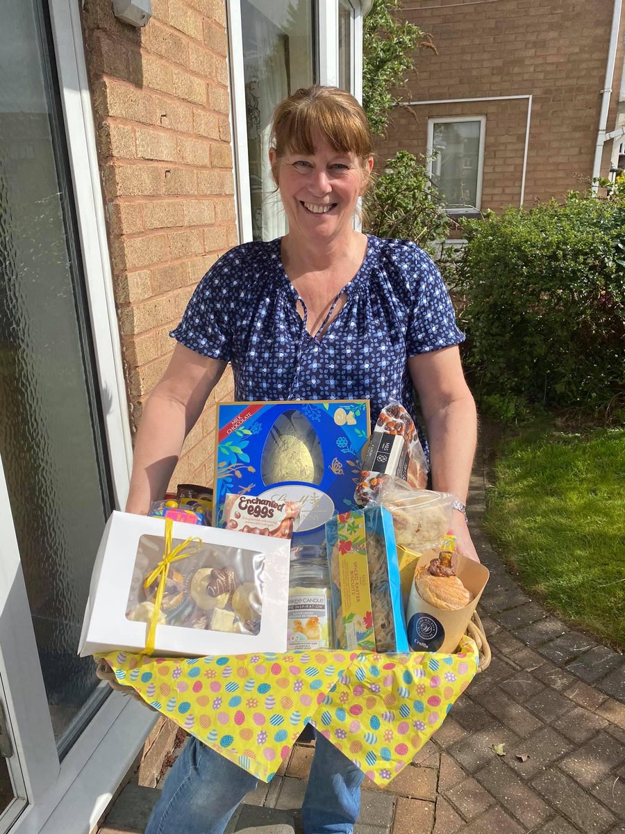 Congratulations Jo this months winner of the Bassetlaw Urgent Care Service Easter raffle enjoy your day off with your treats