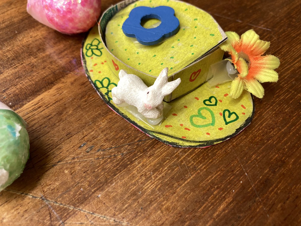 Happy Easter! Here is the winner of L6 psychology’s memory model competition- an Easter Multi Store Model...genius! Atkinson &amp; Shiffrin would be proud 😀👏🧠#aqapsychology #chocolateprize #learningisfun