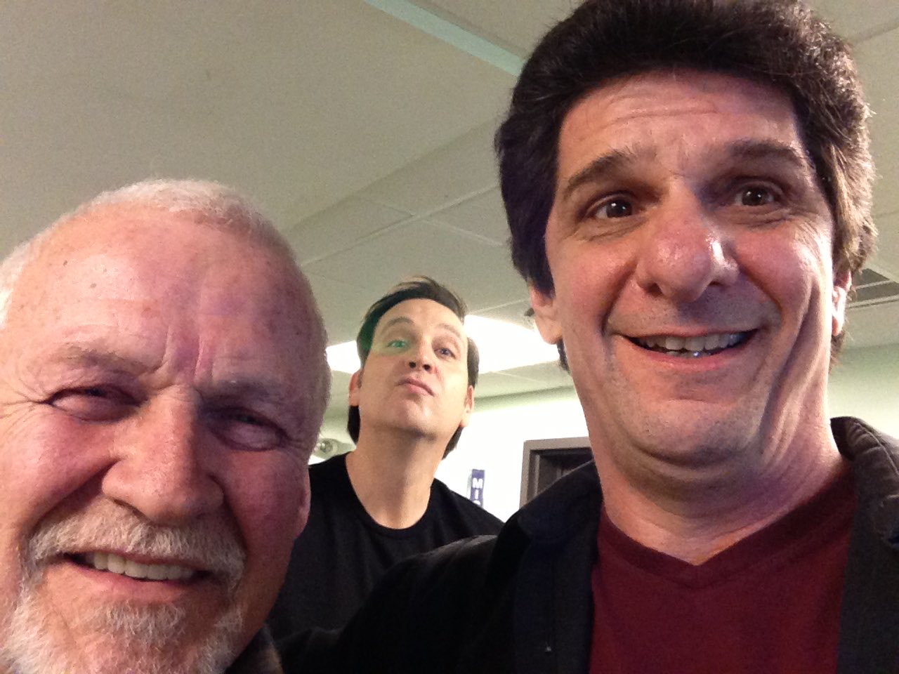 The very first selfie I ever took. Happy 76 birthday to Bernie Parent! Nice photo bomb by  