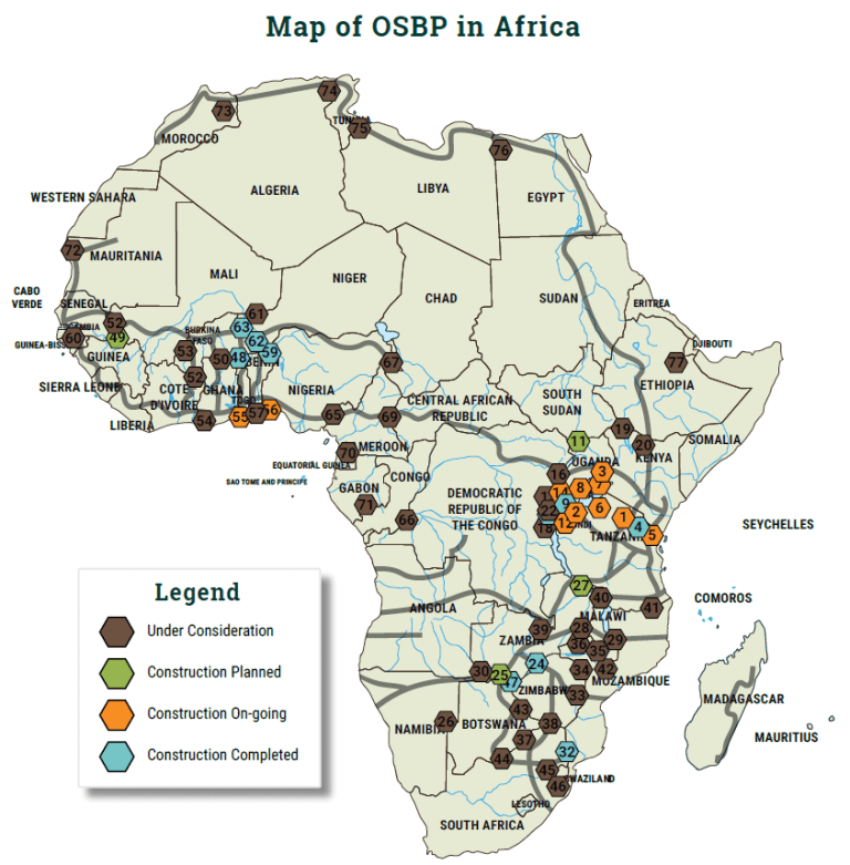 PIDA_Africa's tweet photo. One-Stop-Border-Posts (OSBPs) r central 2 impl. of transport projects in @PIDA_Africa 4 enhanced interconnectivity of markets &amp; regional integration on the continent. PIDA PAP2 includes rehab. of 5 OSBPs which'll play important trade facilitation roles in the regions they cover. https://t.co/n3OI7HoHps