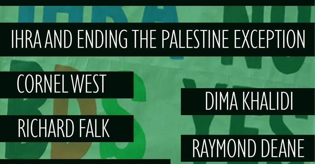 Weaponizing Anti-Semitism: IHRA and the End of the Palestine Exception
TUESDAY APRIL 6TH 9AM PDT

INFO: https://t.co/3J6AkFmiU6 https://t.co/tdhrdavV0o