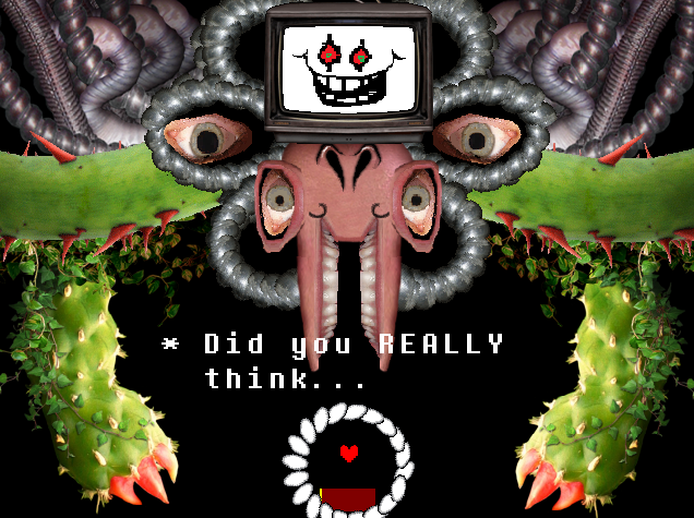 UNDERTALE Part 5, Photoshop Flowey