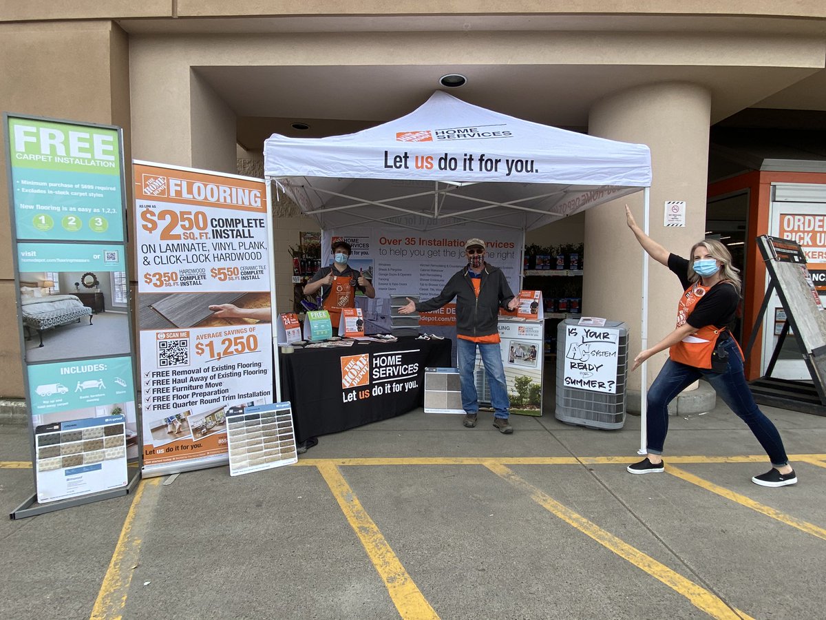 taylormyra_24's tweet image. Swing by #4040rocks where are associates are excited and ready to help you with your home projects! Carpet or hard surface install questions? We have you covered. And don’t forget about you HVAC system!! @jessica_witte_ @Mark_THD @DepotLuke07 @blkubes @RLM4040 #weatherproof4040