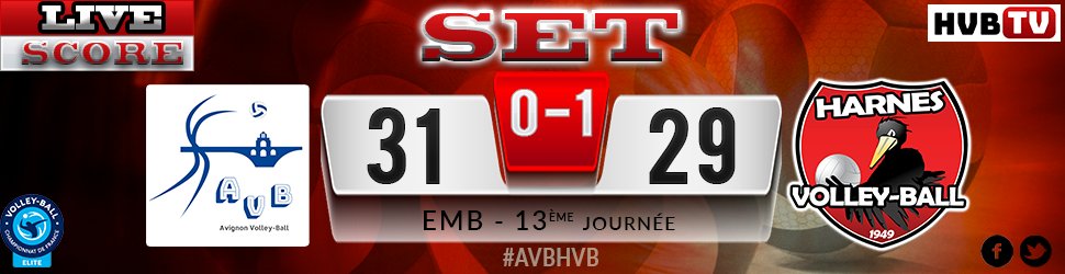 HarnesVB's tweet photo. 🎥 [LIVE]
🏐 2e set remporté par Avignon ! (31-29) #AVBHVB #HVBElite https://t.co/PbGFtsMDCe